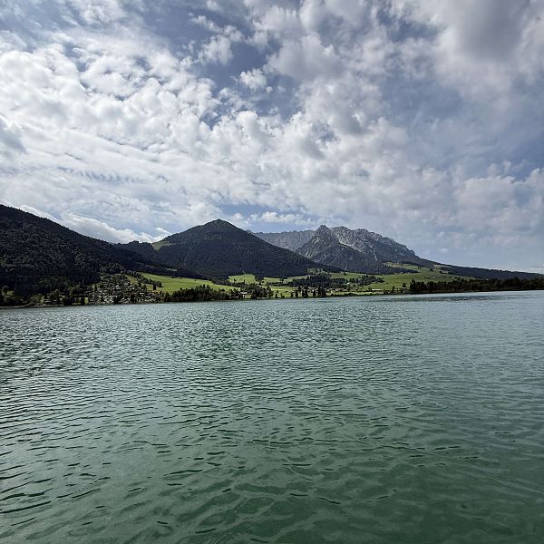 Bootsfahren am Walchsee