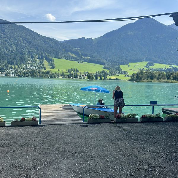 Bootsfahren am Walchsee