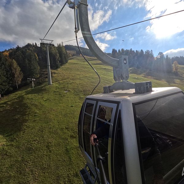 Gondel Bergfahrt