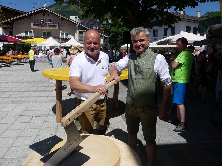 Thomas Schönwälder und Obmann Hans Knoll