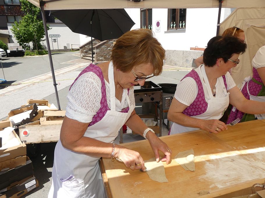 Zubereitung Kaskrapfn