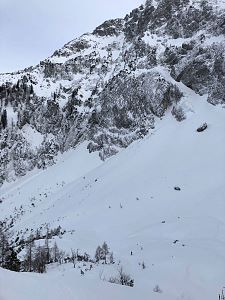 Skitour im Kaiserwinkl, Einsamer Skifahrer